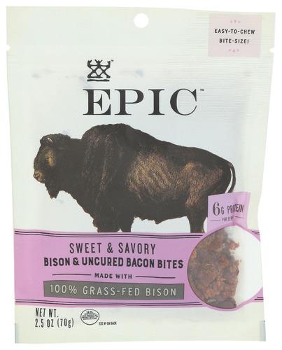 Epic Jerky Bsn Bcn Chia Bites - 2.5 Oz (8 Units)