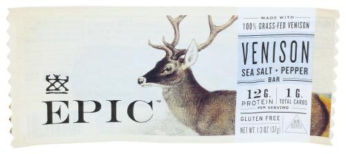 Epic Bar Venison Ssp - 1.3 Oz (12 Units)