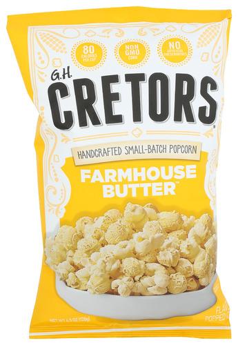 Gh Cretors Popcorn Farmhs Butter - 4.5 Oz (12 Units)
