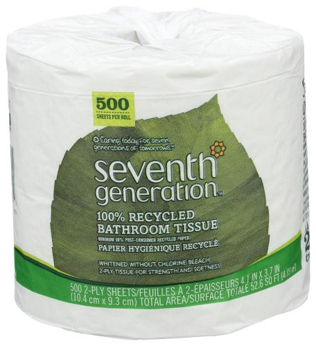 Seventh Generation Tissue Bath 1Rl 2Ply 500Sh - 1 Ea (60 Units)