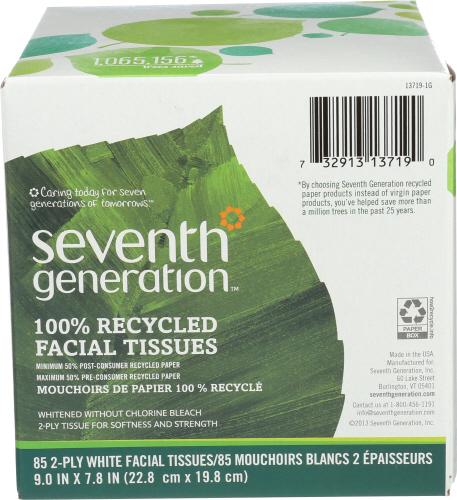 Seventh Generation Tissue Facial 85Ct - 1 Ea (36 Units)
