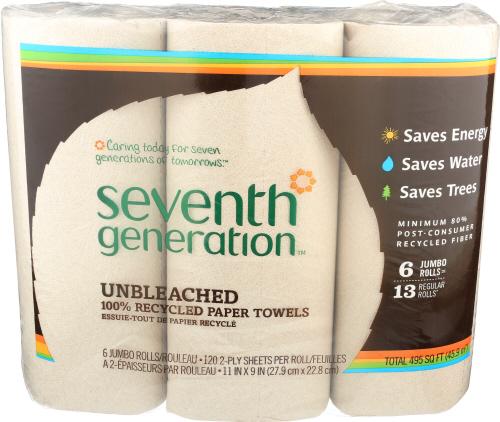 Seventh Generation Paper Twl Brwm 6Rl 2Ply - 1 Ea (4 Units)