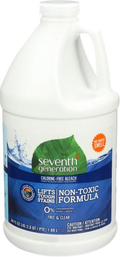 Seventh Generation Bleach Free & Clear Non Chlori - 64 Oz (6 Units)