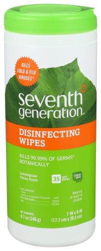 Seventh Generation Wipe Disinfct Multi Surfce - 35 Pc (12 Units)