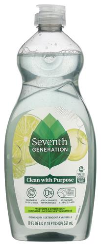 Seventh Generation Dishwash Lime And Ginger - 19 Fo (6 Units)