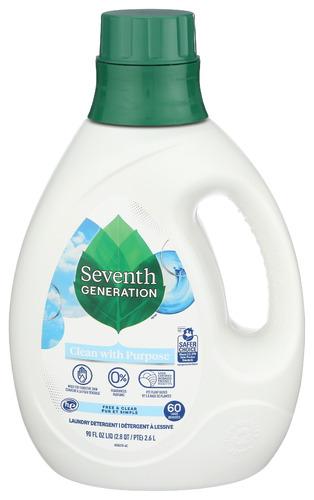 Seventh Generation Liquid Laundry Free & Clear - 90 Fo (4 Units)