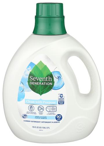 Seventh Generation Liquid Laundry Free Clear - 135 Fo (4 Units)