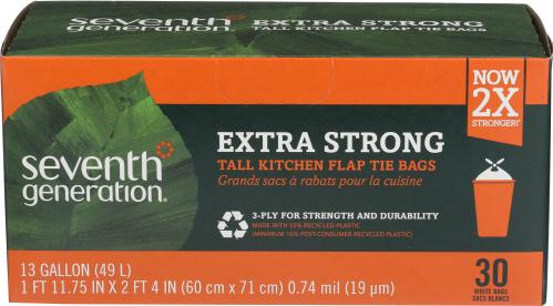 Seventh Generation Bag Trash Tall Ktch 13Gal - 30 Pc (12 Units)