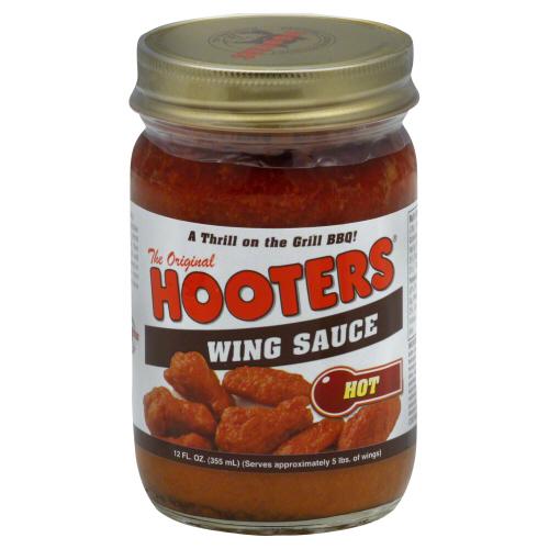 Hooters Sauce Wing Hot - 12 Oz (6 Units)