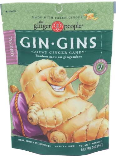 Ginger People Ginger Chew Bag - 3 Oz (12 Units)