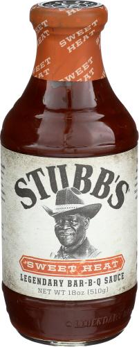 Stubbs Sauce Bbq Sweet Heat - 18 Oz (6 Units)