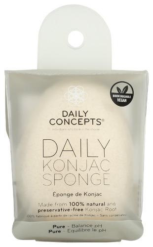 Daily Concepts Sponge Konjac Pure - 0.7 Oz (6 Units)