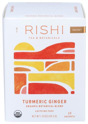 Rishi Tea Tea Turmeric Ginger 15Ct - 45 Gm (6 Units)