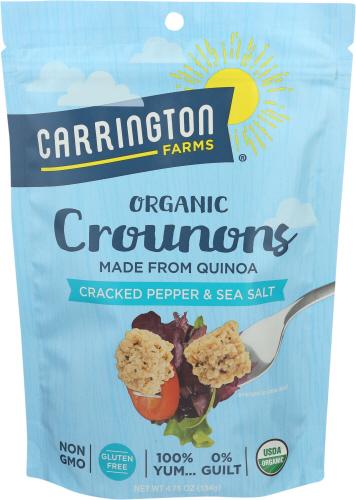 Carrington Farms Crounons Crckd Pppr Sslt - 4.75 Oz (6 Units)