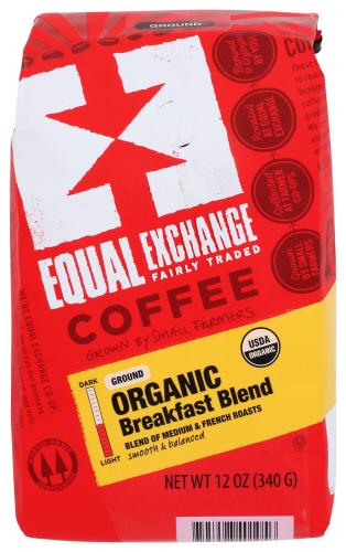 Equal Exchange Coffee Drip Brkfast Organic - 12 Oz (6 Units)