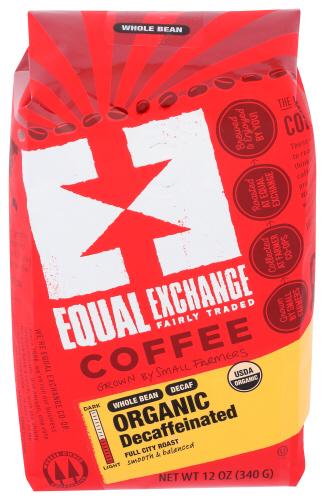 Equal Exchange Coffee Whlbn Decaf Organic - 12 Oz (6 Units)