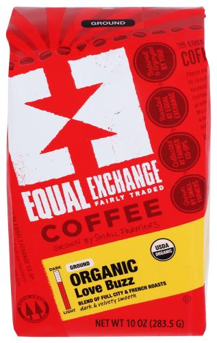 Equal Exchange Coffee Lovebuzz Grnd Organic - 10 Oz (6 Units)
