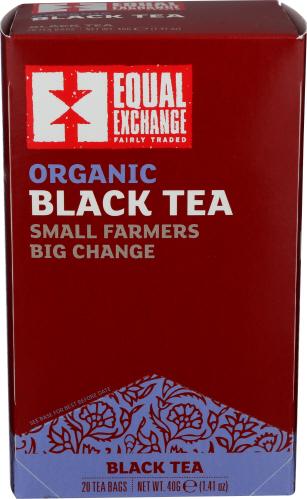 Equal Exchange Tea Black Organic - 20 Bg (6 Units)