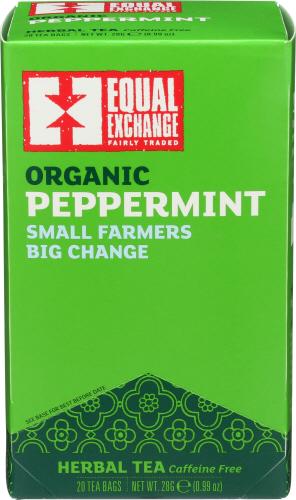 Equal Exchange Tea Peppermint Organic - 20 Bg (6 Units)