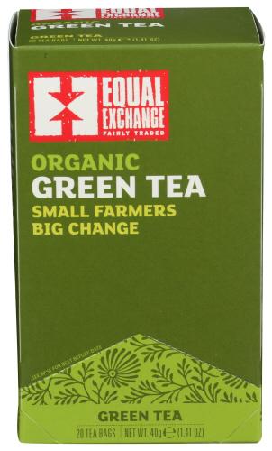 Equal Exchange Tea Green Organic - 20 Bg (6 Units)
