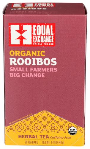 Equal Exchange Tea Rooibos Organic - 20 Bg (6 Units)