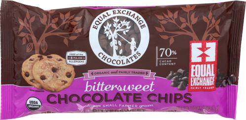 Equal Exchange Chips Chocolate Bitterswt Organic - 10 Oz (12 Units)