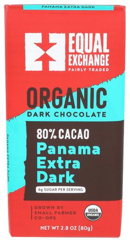 Equal Exchange Chocolate Bar Xdk Panama Organic - 2.8 Oz (12 Units)
