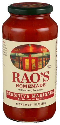 Raos Sauce Marinara Sensitive - 24 Oz (12 Units)