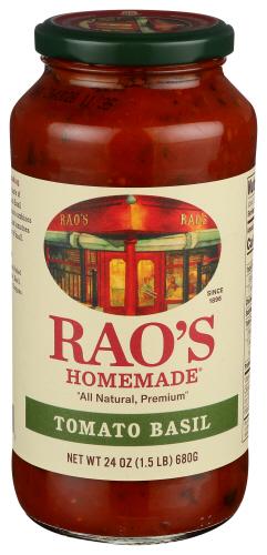 Raos Sauce Tmo Basil - 24 Oz (12 Units)