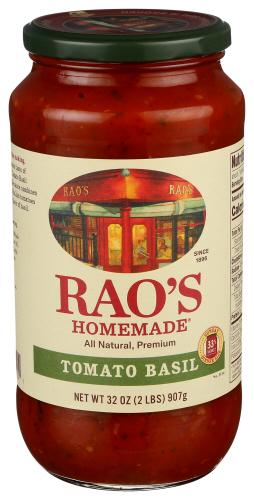 Raos Sauce Tomato Basil - 32 Oz (6 Units)