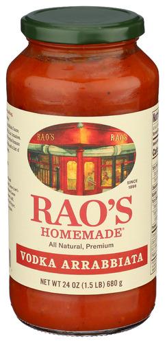 Raos Sauce Vodka Arrabbiata - 24 Oz (12 Units)