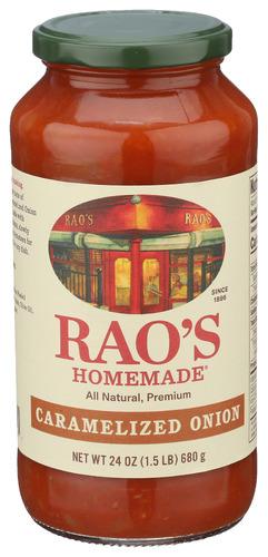 Raos Sauce Carmelized Onion - 24 Oz (12 Units)