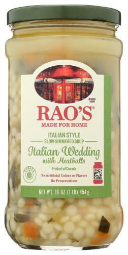 Raos Soup Rte Italian Wedding - 16 Oz (6 Units)