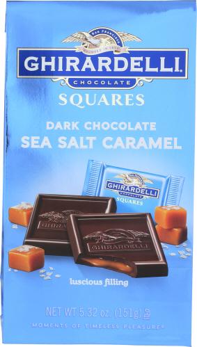 Ghirardelli Chocolate Sqr Drk & Caramel Seaslt - 5.32 Oz (6 Units)
