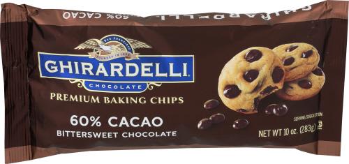 Ghirardelli Chocolate Baking Chp 60% Cacao - 10 Oz (12 Units)
