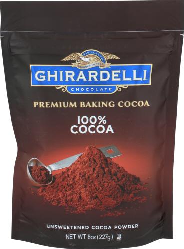 Ghirardelli Cocoa Baking Unsweetened Pouch - 8 Oz (6 Units)