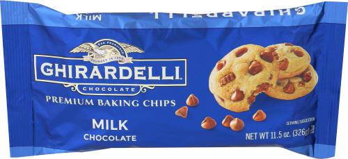 Ghirardelli Chocolate Chip Milk - 11.5 Oz (12 Units)