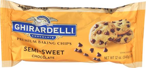 Ghirardelli Chocolate Chip Semi Sweet - 12 Oz (12 Units)