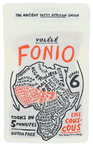 Yolele Fonio Ancient Grains - 10 Oz (6 Units)