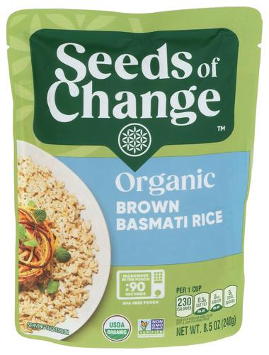Seeds Of Change Rice Basmati Brown - 8.5 Oz (12 Units)