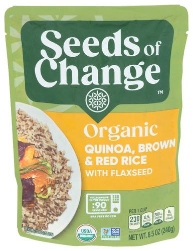 Seeds Of Change Quinoa Brown & Red Rice - 8.5 Oz (12 Units)