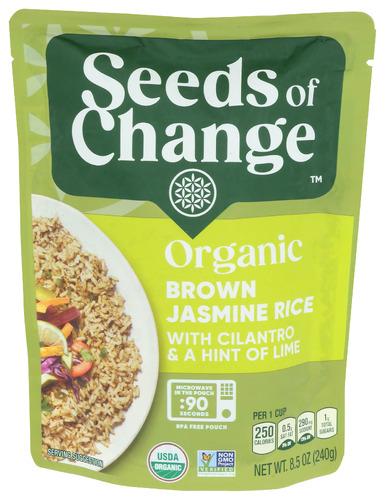 Seeds Of Change Rice Jsmn Brw Cilntro Organic - 8.5 Oz (12 Units)