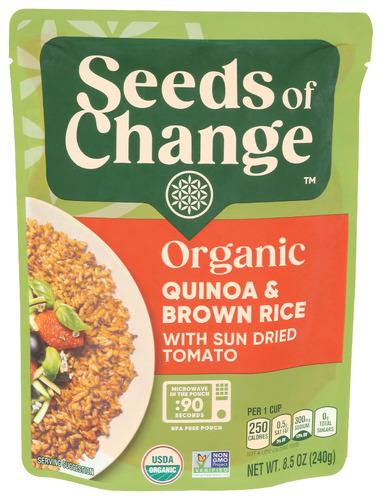 Seeds Of Change Quinoa Rice Brn Sund Tom - 8.5 Oz (12 Units)