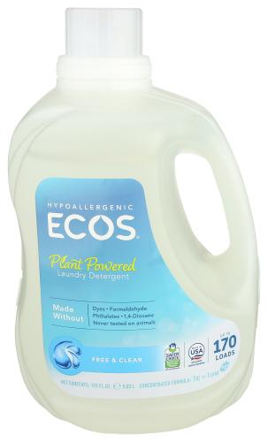 Ecos Laundry Free & Clear  170Z - 170 Oz (2 Units)