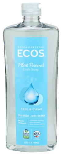 Ecos Dishmate Free & Clear - 25 Oz (6 Units)