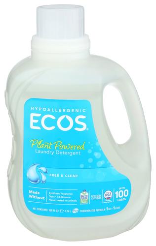 Ecos Laundry Free & Clear 100Z - 100 Oz (4 Units)