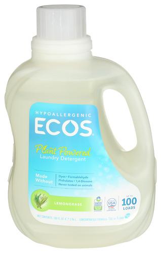 Ecos Laundry Lemongrass 100Z - 100 Oz (4 Units)