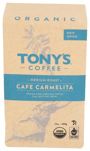 Tonys Coffee Coffee Grnd Carmelita - 12 Oz (6 Units)
