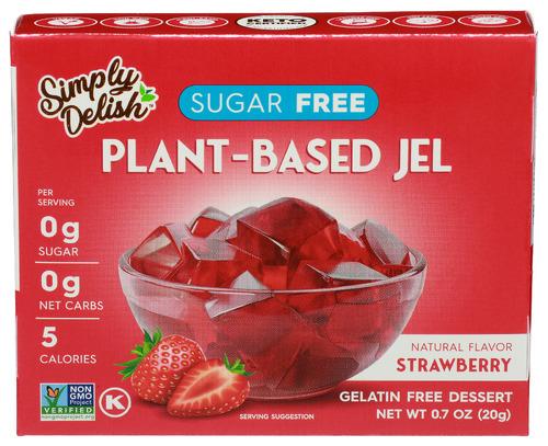 Simply Delish Jel Dessert Strawberry - 0.7 Oz (6 Units)