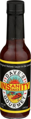Daves Gourmet Sauce Hot Insanity - 5 Oz (12 Units)